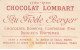 CHROMOS AO#AL000232 CHOCOLAT LOMBART  PARIS JOSEPH BARA A 10 ANS A L ARME - Lombart