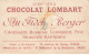 CHROMOS AO#AL000223 CHOCOLAT LOMBART PARIS LAFAYETTE PRESENTE A LOUIS XVI LA COCARDE TRICOLORE 1789 - Lombart