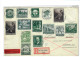 Eupen Malmdey Stempel Vith Deutsches Reich Eilbote Express R 1940 Einschreiben Leipzig Hitler Swastika - Cartas & Documentos