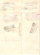 TP 430-433 + TP&Fiscaux S/ Mandats Rédigés à Cappelle-au-Bois/Kapelle Op Den Bos S.A. Eternit  Encaissement St Ghislain - Covers & Documents