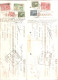 TP 430-433 + TP&Fiscaux S/ Mandats Rédigés à Cappelle-au-Bois/Kapelle Op Den Bos S.A. Eternit  Encaissement St Ghislain - Lettres & Documents
