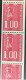 68** Béquet 1F Marianne 1895 Roulette De 11 Timbres Avec N° Rouge - Roulettes