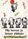 SCIMMIA Animale Vintage Cartolina CPSM #PBS615.IT - Humor