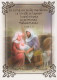 Vergine Maria Madonna Gesù Bambino Religione Cristianesimo Vintage Cartolina CPSM #PBA435.IT - Maagd Maria En Madonnas