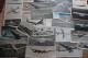 Delcampe - Lot De 587g D'anciennes Coupures De Presse Et Photos De L'aéronef Américain Douglas DC-8 - Fliegerei