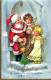 BABBO NATALE Natale Vintage Cartolina CPSMPF #PAJ416.IT - Kerstman