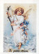 ANGE Noël Vintage Carte Postale CPSM #PBP632.FR - Anges