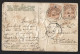 Postal Com Selos 5 Reis D. Carlos Obliteração De Escalhão, Figueira De Castelo Rodrigo,1908. Postcard Stamps D. Carlos - Brieven En Documenten