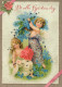 ANGE NOËL Vintage Carte Postale CPSM #PAJ095.FR - Engel