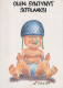 KINDER HUMOR Vintage Ansichtskarte Postkarte CPSM #PBV301.DE - Humorous Cards