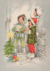Neujahr Weihnachten KINDER Vintage Ansichtskarte Postkarte CPSM #PAY016.DE - New Year