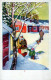 Happy New Year Christmas CHILDREN Vintage Postcard CPSMPF #PKG496.GB - Nouvel An