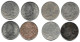 PHILIPPINES  Réforme Coinage, 50 Sentimos  Aigle,Del Pilar,  KM 242.1 ,série Copmlète De 8 Monnaies - Philippinen