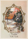 Happy New Year Christmas Vintage Postcard CPSM #PBN255.GB - Nouvel An