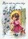 Happy New Year Christmas CHILDREN Vintage Postcard CPSM #PAY204.GB - New Year