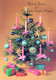 Happy New Year Christmas Vintage Postcard CPSM #PAV221.GB - Neujahr