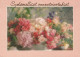 FLOWERS Vintage Postcard CPSM #PAR752.GB - Blumen