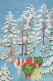 SANTA CLAUS CHRISTMAS Holidays Vintage Postcard CPSM #PAJ892.GB - Santa Claus