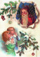 SANTA CLAUS CHILDREN CHRISTMAS Holidays Vintage Postcard CPSM #PAK326.GB - Santa Claus