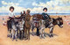 DONKEY Animals Children Vintage Antique Old CPA Postcard #PAA341.GB - Donkeys