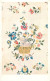 Coverlet (detail Aspect) Wool Embroidery On Cotton Floral Motif - Autres & Non Classés