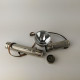 Delcampe - Vintage Flashlight CFL SUN-RAY Poland Tin Metal Hand Lamp #5551 - Other Apparatus