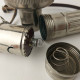 Delcampe - Vintage Flashlight CFL SUN-RAY Poland Tin Metal Hand Lamp #5551 - Altri Apparecchi