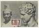 Maximum Card France 1965 Orient - Occident - UNESCO - Sculpture