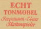 Meter Cut Germany 1954 Record Player - Perpetuum - Ebner - Musique