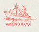 Meter Cover Netherlands 1969 Shipbrokers Amons And Co - Zaandam - Barche