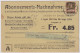 Zum. 139 / MiNr. 139x Auf Abonnements NN-Karte - Schweizer Wochen-Zeitung - Zürich Seelnau - Winterthur - Brieven En Documenten