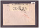 LETTRE CENSUREE POUR L'ITALIE - Covers & Documents