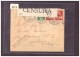 LETTRE CENSUREE POUR L'ITALIE - Storia Postale