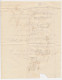 Moordrecht - Arnhem 1855 - Begeleidingsbrief - ...-1852 Voorlopers