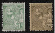 Monaco N°44/45** , Cote 60€ - Unused Stamps