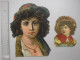 DECOUPAGE ANCIEN Grand Format Genre CHROMO: PORTRAIT ENFANT Lot 2 Différents - Garçonnet Berger ? - Children