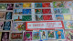 100 DIFFERENT FOOTBALL SOCCER STAMPS ALL ARE ALMOST FROM 50 YEARS AGO PELE BOBBY MOORE ETC - Gebraucht