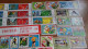 100 DIFFERENT FOOTBALL SOCCER STAMPS ALL ARE ALMOST FROM 50 YEARS AGO PELE BOBBY MOORE ETC - Gebruikt