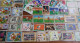 Delcampe - 100 DIFFERENT FOOTBALL SOCCER STAMPS ALL ARE ALMOST FROM 50 YEARS AGO PELE BOBBY MOORE ETC - Used Stamps