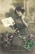Delcampe - DESTOCKAGE Avant Fermeture  Boutique BON LOT 100 CPA FANTAISIE  JEUNES  FEMMES   (toutes Scannées ) - 100 - 499 Cartoline