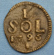Duché De Luxembourg • 1 Sol 1795 • Faux D'époque ? • Monnaie Obsidionale • François II •Luxemburg •  [24-747] - Luxembourg