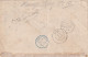 COVER. HONG KONG. 1874. SIX Cents. X 2. (Y1). PD TO FRANCE. VIA YOKOHAMA (F.KNOBLAUCH) - Brieven En Documenten