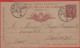 ITALIA - Storia Postale Regno - 1890 - 10c - Cartolina Italiana Per L'estero - Intero Postale - Viaggiata Da Catania Per - Entiers Postaux