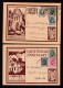 099/41 - Cartes ORVAL Brunes Avec Ange - Série Complète De 6 X Entier Postal Illustré - Cote SBEP 100 Euros - Geïllustreerde Briefkaarten (1971-2014) [BK]