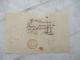 1813 CLYES 27 Marque Postale Lineair Lettre Pour Paris Taxee Timbre A Date Rouge Arrivee - 1801-1848: Precursors XIX