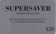 USA - Supersaver Prepaid Card $20, Used - Sonstige & Ohne Zuordnung
