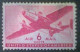United States, Scott #C25, Used(o), 1941 Air Mail, Transporter Series, 6¢, Carmine - 2a. 1941-1960 Used