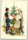39683607 - Tracht Weihnachtsbaum Geschenke Sign. Simunka, K. - Sonstige & Ohne Zuordnung