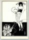 39430307 - Sign.Aubrey Beardsley Illustration Der Bauchtanz Nr.5 - Lapinot