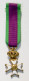 Militaria_309-di_Médaille Vétérans Léopold 3 40-45_WW2_diminutif - Belgique